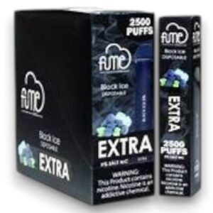 FUME ULTRA BLACK ICE 2500 PUFFS 10CT