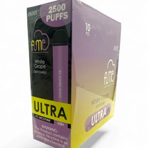 FUME ULTRA WHITE GRAPE 2500 PUFFS 10CT