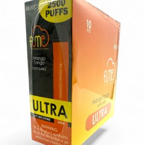 FUME ULTRA MANGO TANGO 2500 PUFFS 10CT