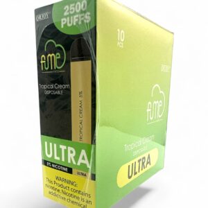 FUME ULTRA TROPICAL CREAM 2500 PUFFS 10CT