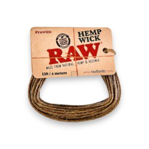 RAW HEMP WICK 60CT