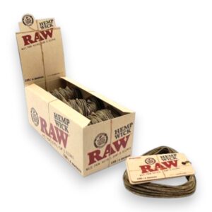 RAW HEMP WICK 4 METER 18CT