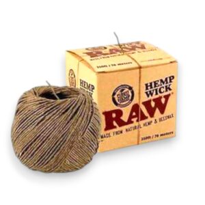 RAW HEMPWICK 250FT / 30.5M