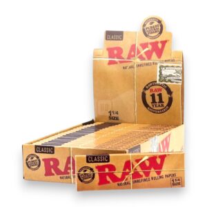 RAW CLASSIC PAPER 1 1/4 SIZE 24CT