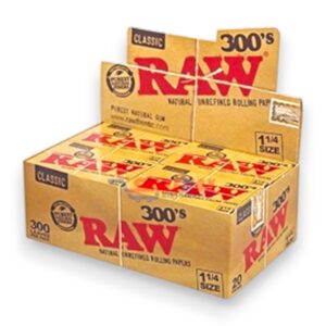 RAW CLASSIC 300'S 1 1/4 SIZE 20CT