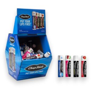 CHAPSTICK ASSORTED FLAVOR FISH BOWL 72CT DISPLAY