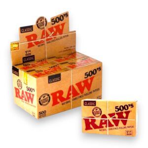 RAW CLASSIC 500'S 1 1/4 SIZE 20CT