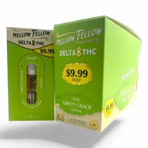 MELLOW FELLOW $9.99 1ML CARTRIDGE 6CT BOX- GREEN CRACK