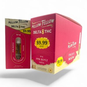 MELLOW FELLOW $9.99 1ML CARTRIDGE 6CT BOX- PINK RUNTZ