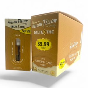 MELLOW FELLOW $9.99 1ML CARTRIDGE 6CT BOX- WEDDING CAKE