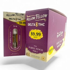 MELLOW FELLOW $9.99 1ML CARTRIDGE 6CT BOX- PURPLE PUNCH