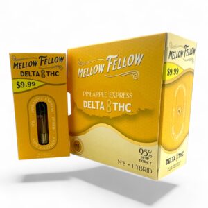 MELLOW FELLOW $9.99 1ML CARTRIDGE 6CT BOX- PINEAPPLE EXPRESS