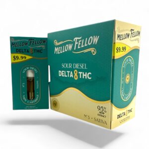 MELLOW FELLOW $9.99 1ML CARTRIDGE 6CT BOX- SOUR DIESEL