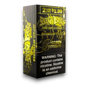 BIG DOG BROADLEAF WRAPS 2/1.99 20CT -K9