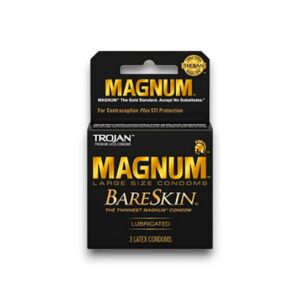TROJAN MAGNUM BARESKIN 3'S/6CT