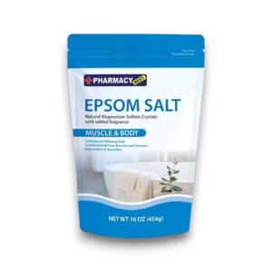 PHARMACY BEST EPSOM SALT MUSCLE & BACK 16OZ EACH