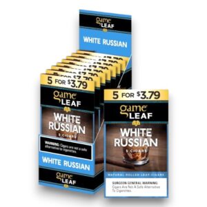 GAME LEAF 5/$3.79 WHITE RUSSIAN 8CT