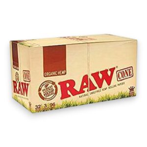 RAW ORGANIC CONE KING 32/12CT