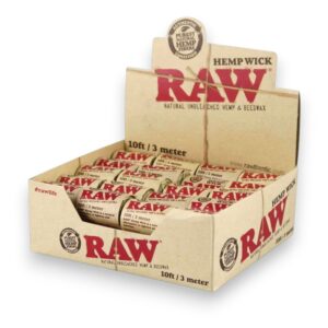 RAW HEMPWICK 10FT / 40CT