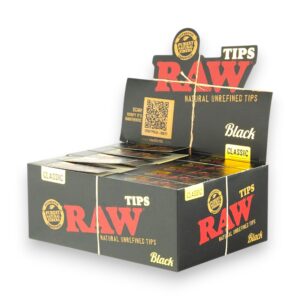 RAW BLACK TIPS 50CT