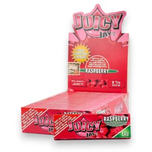 JUICY JAY CONN. RASPBERRY 1 1/4 SIZE 24CT