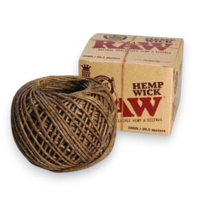 RAW HEMPWICK 100FT /30.5M