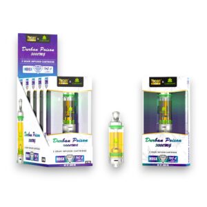 YOCAN X CUREVANA 3000MG KODO LION CARTRIDGE + BATTERY 5CT -DURBAN POISON