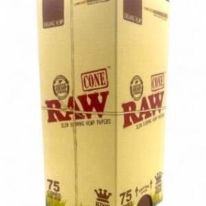 RAW CONE ORGANIC KING SIZE 75CT