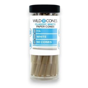 WILD HEMP 1 1/4 DOG WALKER WHITE CONES 50CT