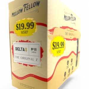 MELLOW FELLOW $19.99 2ML D8 DISPOSABLE 6CT BOX - THE ORIGINAL Z