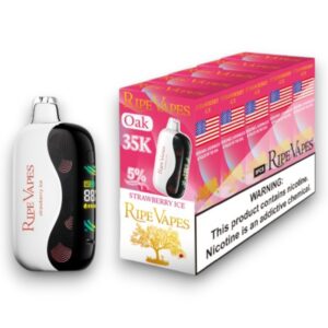 RIPE VAPES OAK 35K PUFF 5CT - STRAWBERRY ICE