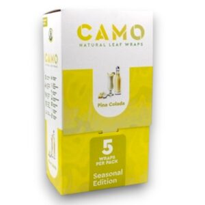 AFGANHEMP CAMO NATURAL LEAF WRAPS PINA COLADA 5/25CT