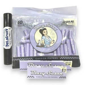 BLAZY SUSAN PURPAL 9MM SIZE 50 FILTERS 50 TIPS BAG