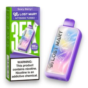 LOST MARY-ELF BAR DISPOSABLE MT-35000 PUFF 5CT -SCARY BERRY +