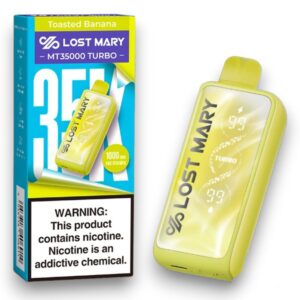LOST MARY-ELF BAR DISPOSABLE MT-35000 PUFF 5CT -TOASTED BANANAS
