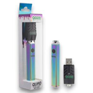 OOZE QUAD FLEX TEMP BATTERY EACH - RAINBOW