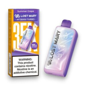 LOST MARY-ELF BAR DISPOSABLE MT-35000 PUFF 5CT -SUMMER GRAPE