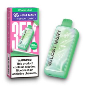 LOST MARY-ELF BAR DISPOSABLE MT-35000 PUFF 5CT -WINTER MINT