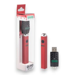 OOZE QUAD FLEX TEMP BATTERY EACH - RUBY RED