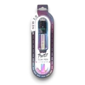 OOZE TWIST SLIM PEN 2.0 BATTERY KIT 320MAH EACH - RAINBOW