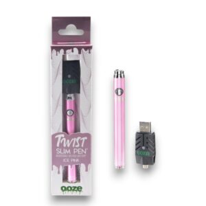 OOZE TWIST SLIM PEN 2.0 BATTERY KIT 320MAH EACH - ATOMIC PINK
