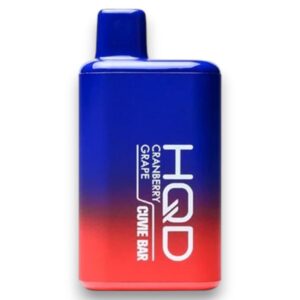 HQD CUVIE BAR 7000 PUFFS  5CT BOX CRANBERRY GRAPE