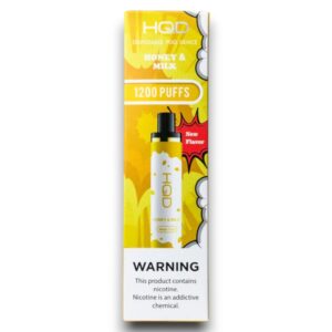 HQD CUVIE PLUS HONEY MILK 1200 PUFFS BOX 6CT
