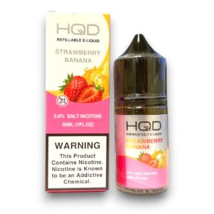 HQD PREMIUM SALT E-LIQUID 5% EACH -STRABWERRY BANANA