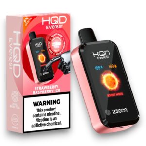 HQD EVEREST 25000PUFFS 5CT -STRAWBERRY RASPBERRY ICE