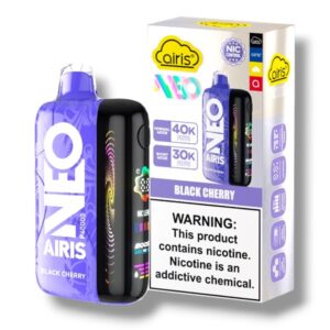 AIRIS NEO P40000 PUFF DISPOSABLE 5CT -BLACK CHERRY