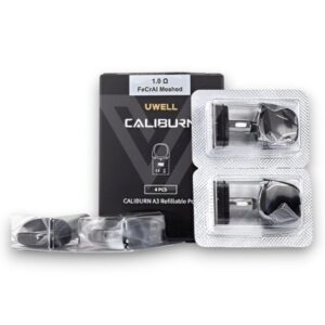 CALIBURN A3 SIDE REFILLING 1.0 OHM POD 4PK