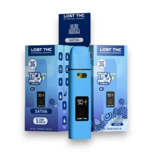 LOST THC V4 3GM THC-A DISPOSABLE 5CT -BLUE DREAM SATIVA