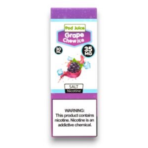 POD JUICE FREEZE 30ML SALT E-JUICE 35MG - GRAPE CHEW