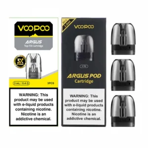 VOOPOO ARGUS TOP FILL CARTRIDGE V2 3ML/0.4 OHMZ 1CT/3PK